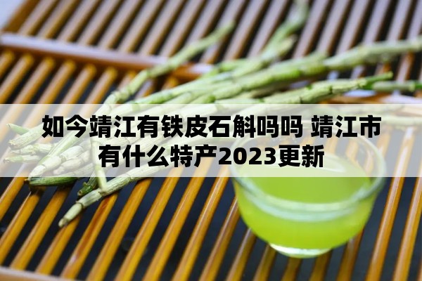 如今靖江有铁皮石斛吗吗 靖江市有什么特产2023更新